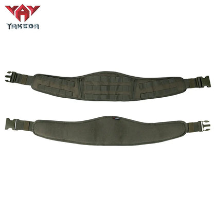 Yakeda MOLLE Pockets & Pouches – Tactical Hunting Waist Security Belt with Padded Patrol Support