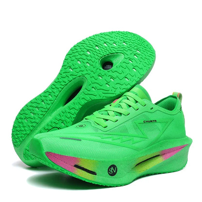 Carbon Plate Marathon Running Shoes - Lightweight Breathable Athletic Sneakers for Men & Women