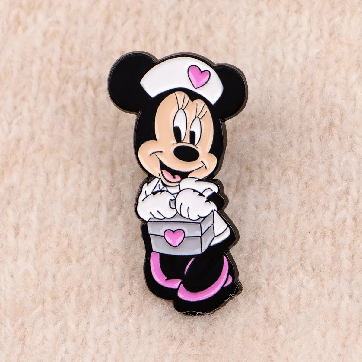3pcs Mouse Doctor Enamel Pin Set – Medical Badge Brooches for Backpack, Hat, Collar & Lapel, Cosplay Accessories Gift