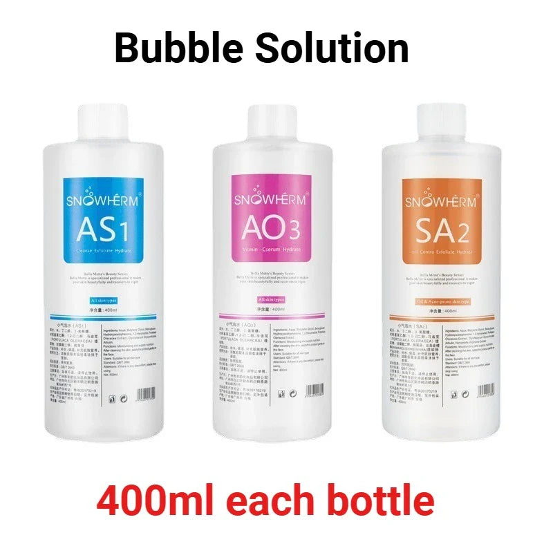 400ml Aqua Peel Solution AS1 SA2 AO3 Facial Machine Skin Deep Cleansing Serum Exfoliating Hydrating Replenish Water Treatment Fluid