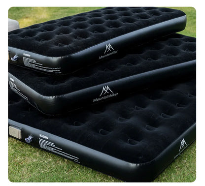 MOUNTAINHIKER 2025 Inflatable Air Mattress - PVC Glamping Camping / interior Bed Mat with Built-In Pump for 1-3 Person