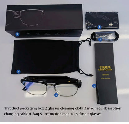 Hiwego Smart Music Sunglasses with Bluetooth Earphones – Wireless HIFI Headset for Driving & Hands-Free Calls