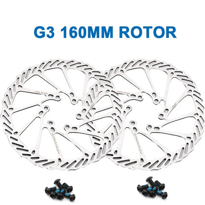 Shimano MT200 MTB Hydraulic Disc Brake Set – 160mm Rotors, BR-BL Calipers for Mountain Bike Cycling Parts