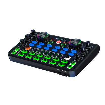 HD X60 Professional Sound Card – English Version Audio Mixer for Karaoke, KTV, Singing, and Live Broadcast