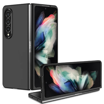 Samsung Z Fold 5/4/3/2/1 Case — Anti-Fingerprint Shockproof Full Protection Cover in Black, Green, Purple