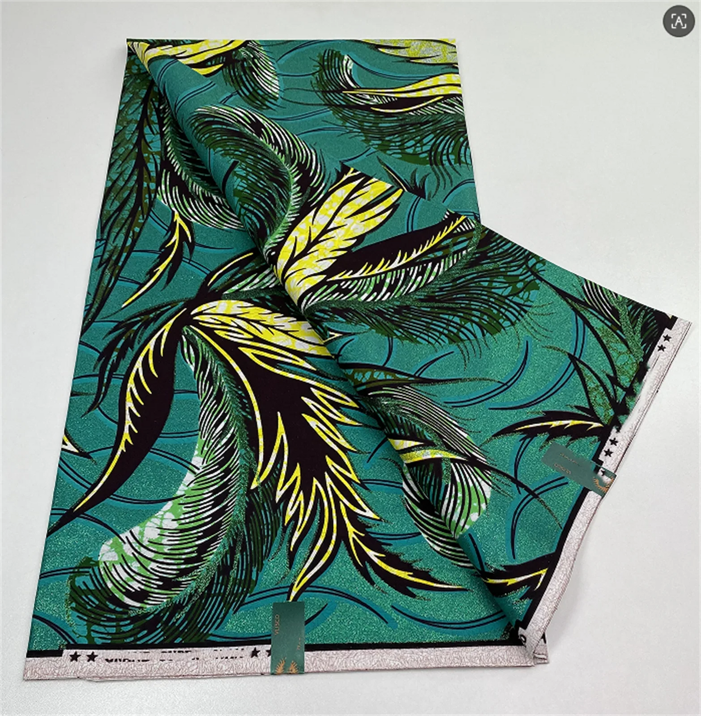 Original African Wax Print Fabric - 6 Yards 100% Cotton Nigerian Ankara Sewing Material