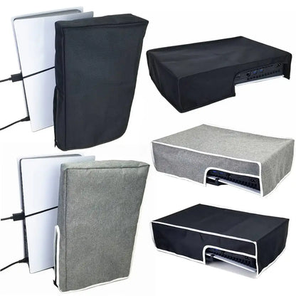 PS5 Slim Console Dust Cover – Waterproof Protective Sleeve for Vertical/Horizontal Use, Dust Proof Case for PlayStation 5 Slim