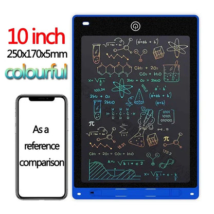 10/12 Inch LCD Writing Tablet - Drawing Board for Kids, Graffiti Sketchpad and Handwriting Blackboard, Magic Toy Gift