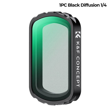 K&F Concept Filter Set for DJI Osmo Pocket 3 – UV, CPL, ND/PL, Black Mist, Star & 1.2X Wide-Angle Lens Effects