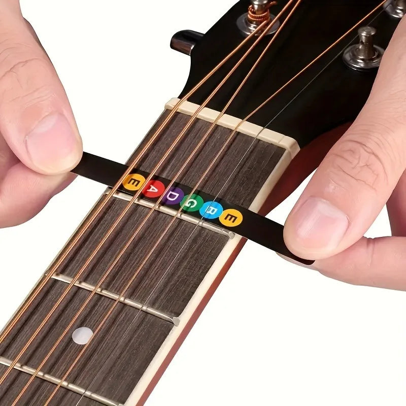 Guitar Fretboard Note Stickers – 6-String Fingerboard Map Labels for Beginner Guitarists