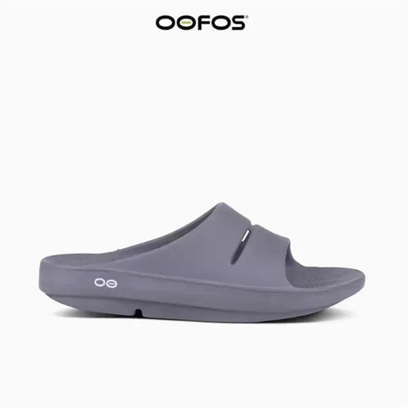 OOFOS New Sandals – Lightweight Recovery Slippers for Men & Women, Soft Bottom Indoor Slides & Beach Shoes