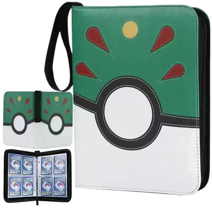 2025 Pokémon Card Album – 400pcs & 900pcs PU Zipper Collection Book for Cards, Photo Storage, Kids’ Toys & Gifts