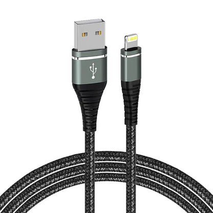 Original Lightning USB Fast Charging Cable – Nylon Braided Charger Cord for iPhone 14/13/12/11/XS/XR/8/7/6/SE