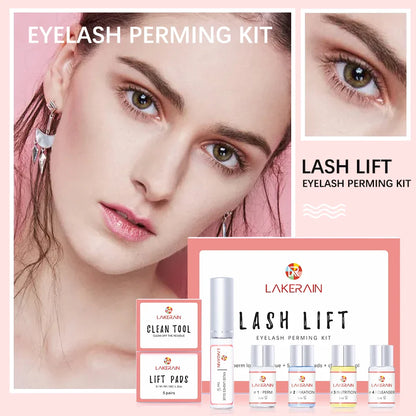 New Lash Lift Kit – Long-Lasting Eyelash Perming Lotion, Fixation Glue, Curly Lash Treatment, Professional Beauty Kit for Salon & Home Use