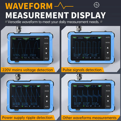 FNIRSI DSO510 DSO152 DSO153 Mini Handheld Oscilloscope - 2-in-1 Digital Scope 48MS/s 10MHz for Electronic Repair