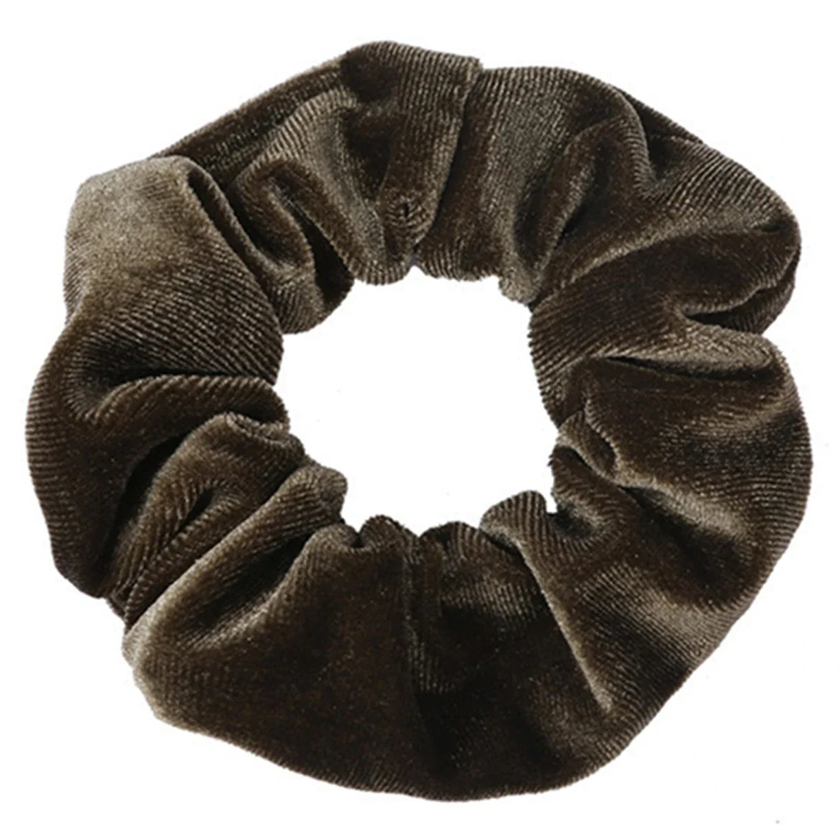 10/6/1Pcs Velvet Hair Scrunchies Set for Women – Solid Color Elastic Ponytail Hair Bands & Headband Accessories (Black Pack)