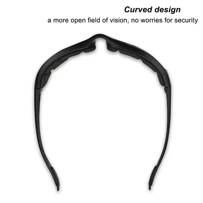 Universal Polarized Motorcycle Sunglasses - UV400 Anti-Fog Clear Lens Moto Goggles for Riding and Wind Protection