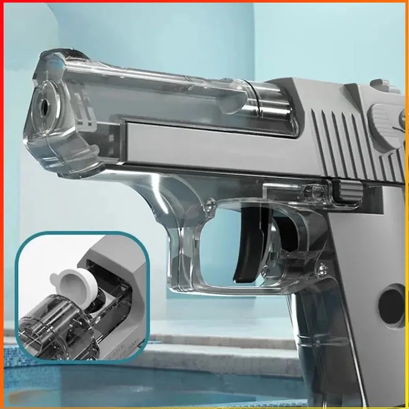 High-Pressure Non-Electric Summer Water Gun – Full Automatic Pistol for Kids, Boys, Girls & Adults