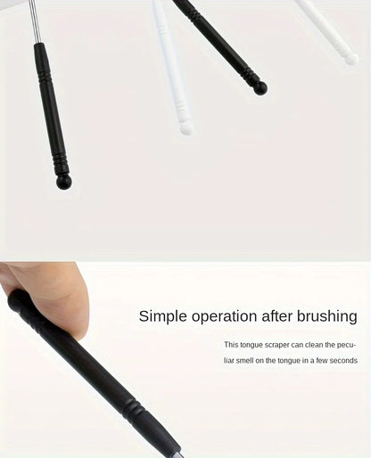 Stainless Steel Tongue Scraper – High-Quality Oral Tongue Cleaner Brush for Superior Oral Hygiene
