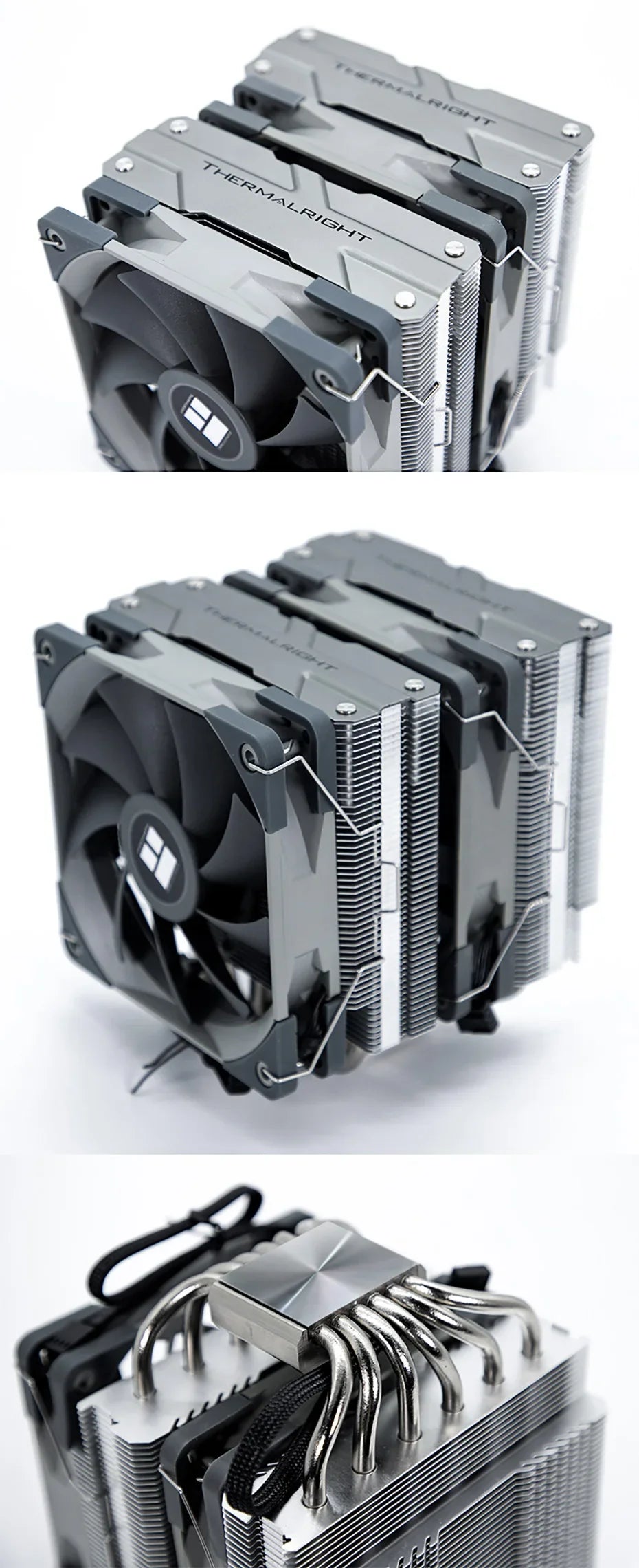 Thermalright PA120 AGHP 3.0 CPU Cooler – 6 Heat Pipes, Dual Tower Radiator, Double Fans, Top Cover, LGA1700 Support