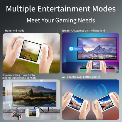 ANBERNIC RG Cube XX Handheld Game Console – 3.95-Inch, HDMI TV Connect, WiFi Pairing, Perfect Birthday Gift