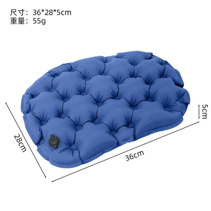 Inflatable Seat Cushion 36x28cm Portable Outdoor Camping Hiking Travel Chair Pad Lightweight Comfortable Inflatable Sitting Mat