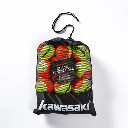 Kawasaki Beach Tennis Balls - High Elasticity and Impact Resistance, 12pcs per Lot