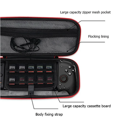 Carrying Case for Nintendo Switch Hori Split Pad Pro – Storage Bag with Gamepad Protection, Travel Pouch & Game Card Slot