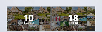 IMOU 10/18CH Wireless NVR – Dual-Band 2.4/5GHz Wi-Fi Network Security System, Metal Shell