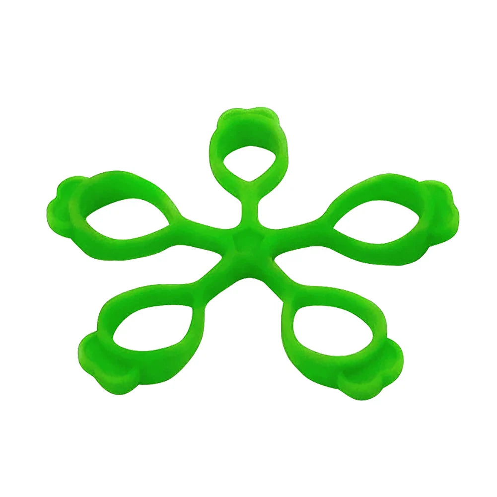 3-in-1 Silicone Finger Strengthener – Elastic Hand Grip Trainer & Guitar Finger Exerciser for Hand Therapy