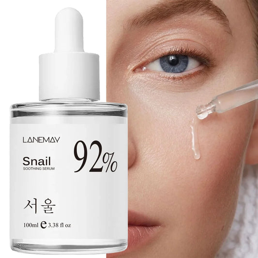 100ml 92% Snail Soothing Facial Essence – Hydrating & Moisturizing Multi-Action Face Serum