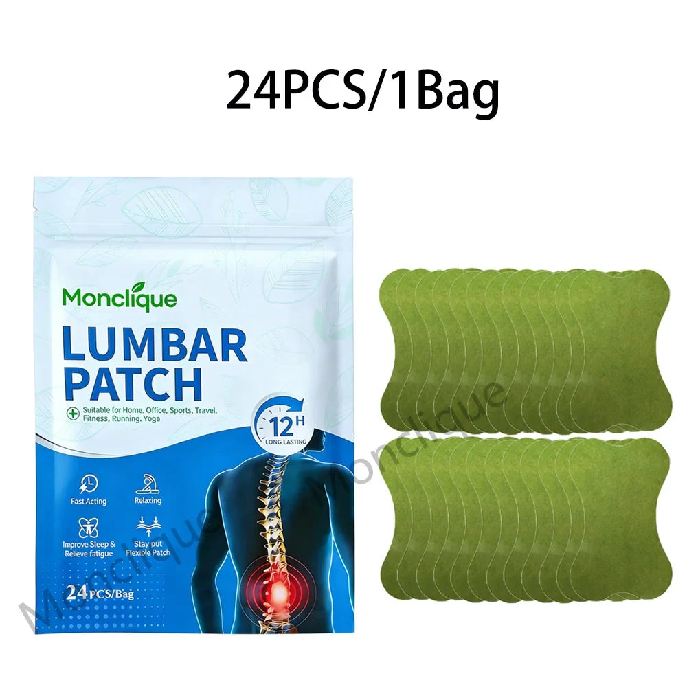 Lumbar Massage Patches - Moxibustion Hot Compress Stickers for Waist Relaxation & Muscle Comfort
