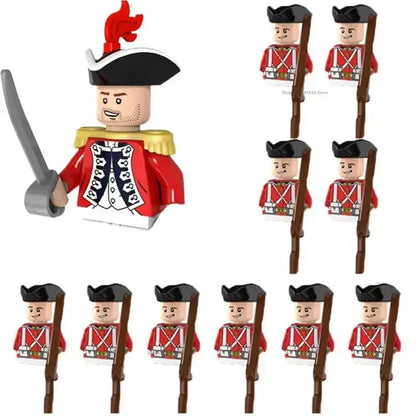 WW2 Mini Military Imperial Navy Soldier Building Blocks – Caribbean Pirates Figures Bricks Educational Toys for Boys, Christmas Gift