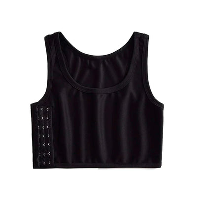 Flat Breast Binder Tomboy Tank Top – Seamless Summer Shaper Vest for Women