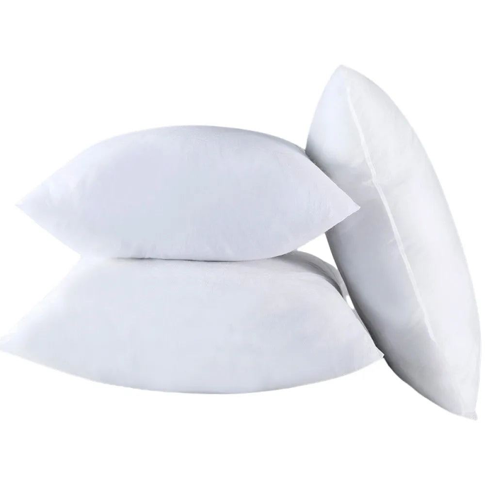 Soft Fluffy Throw Pillow Insert – White Cushion Inner Pad, Plump Stuffer for Decorative Pillows, 30x50cm, 45x45cm, 50x50cm