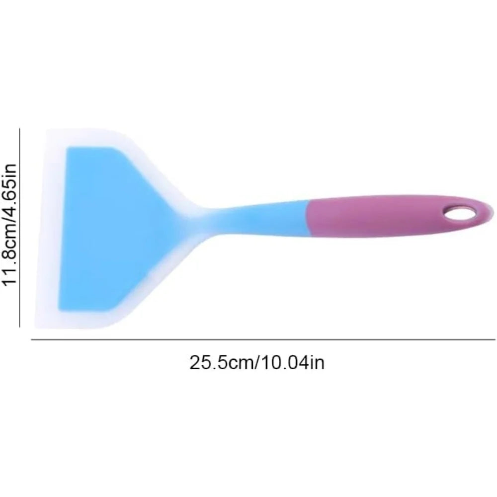 Silicone Kitchen Spatula Cooking Utensil – Non-Stick Heat Resistant Scraper for Eggs, Meat & Pizza Baking
