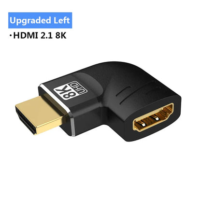 HDMI-Compatible Adapter – Mini/Micro HDMI to HDMI, 8K 60Hz, 4K 120Hz/144Hz Male to Female Converter for HDTV, Laptop, PS5