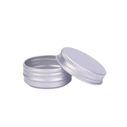 Mini Aluminum Tin Boxes – Round Metal Containers with Lids for Cosmetics, 5g-60g, Multiple Colors