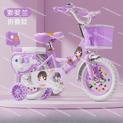 Children's Foldable Bicycle - 12-Inch Kids Bike for Ages 3–6 Years