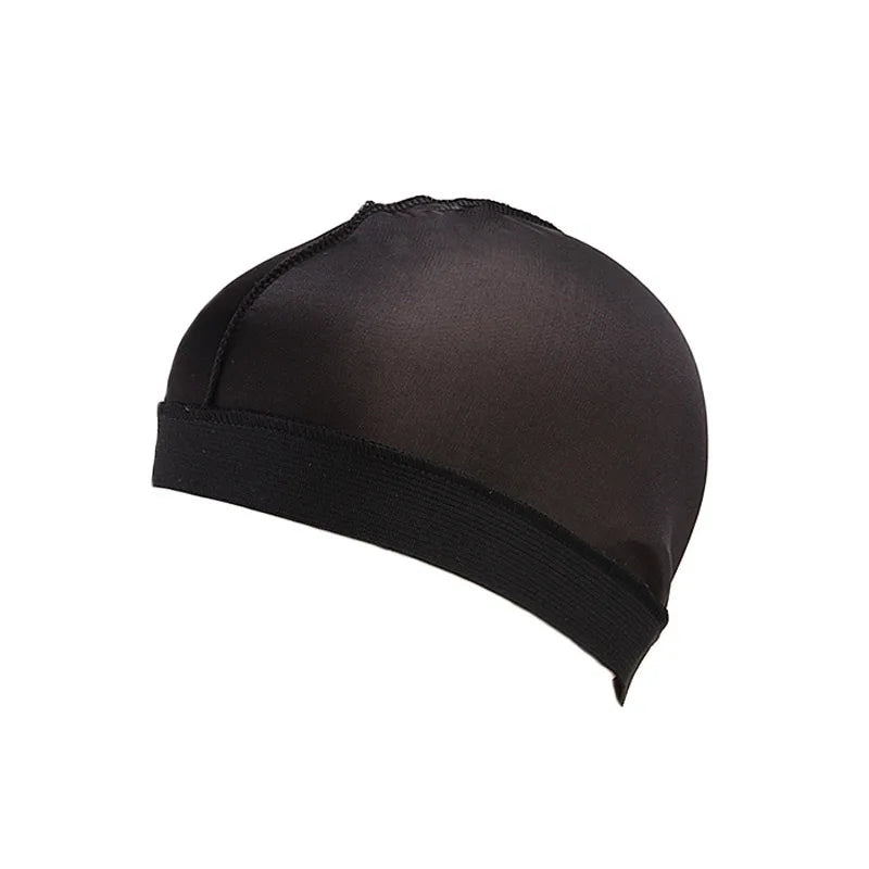 Thick Silky Breathable Wig Cap - Elastic Dome Mesh Knit Cap for Men & Women with Comfortable Hair Protection