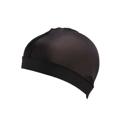 Thick Silky Breathable Wig Cap - Elastic Dome Mesh Knit Cap for Men & Women with Comfortable Hair Protection