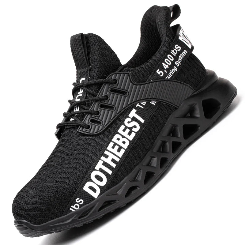 Steel Toe Safety Shoes for Men & Women – Lightweight Puncture-Proof Work Sneakers, Unisex Construction Boots