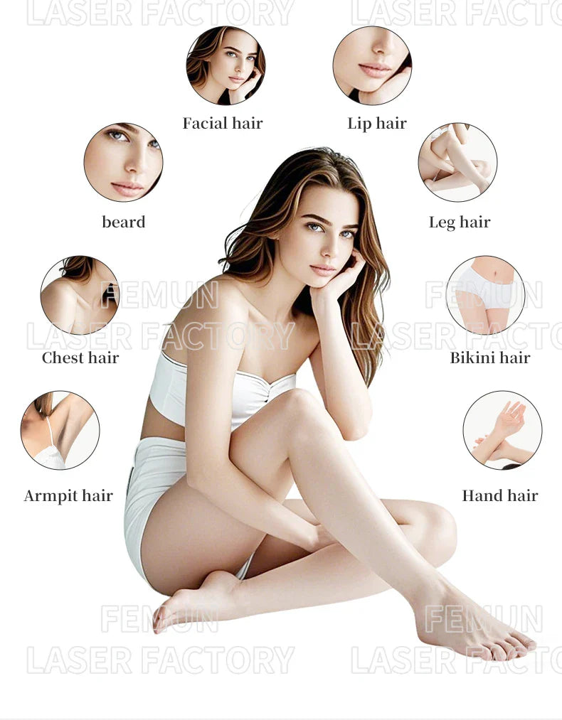 2-in-1 808nm Diode Laser Hair Removal & Picosecond Tattoo Machine – Portable 4000W Q-Switched Device