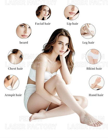 2-in-1 808nm Diode Laser Hair Removal & Picosecond Tattoo Machine – Portable 4000W Q-Switched Device