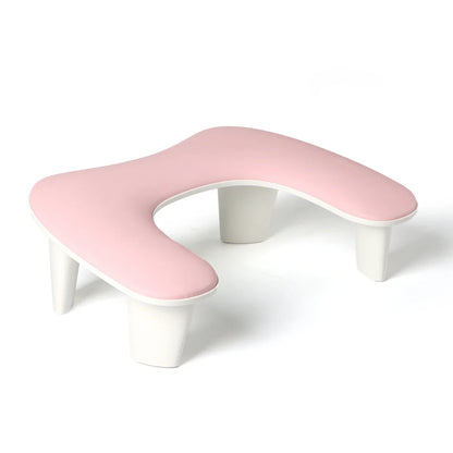 U-Shaped Nail Arm Rest Pillow with Detachable Brackets – Manicure Hand Rest for Nail Salon