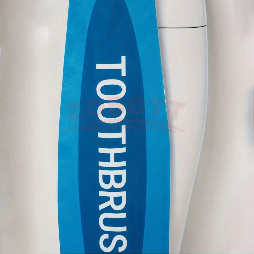 Couples Toothbrush & Toothpaste Cosplay Costume - Funny Halloween Role-Play Party & Performance Outfit