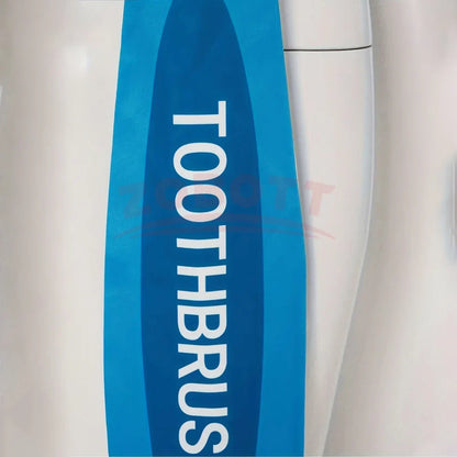 Couples Toothbrush & Toothpaste Cosplay Costume - Funny Halloween Role-Play Party & Performance Outfit