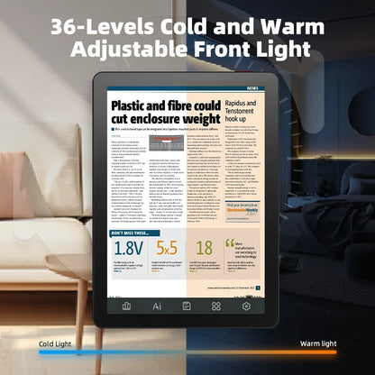 Bigme B6 6" E-Book Reader – E-Ink Display, 36-Level Front Light, Android 14, 4+64GB, Google Play