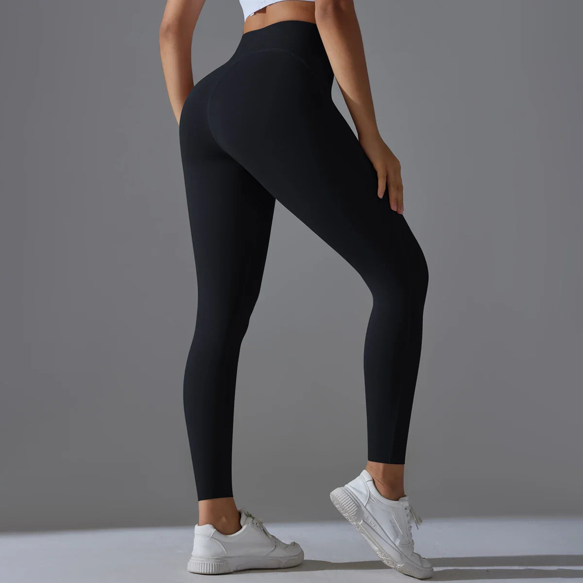High Waist Yoga Leggings – Tummy Control, Squat-Proof Slimming Booty Pants for Running, Cycling, and Gym Workouts
