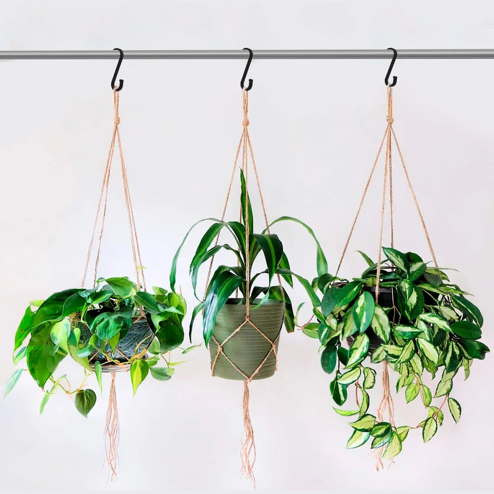 12PCS Heavy Duty 304 Stainless Steel S Hooks – Metal S-Shaped Hangers for Plants, Pots, Pans, Closet